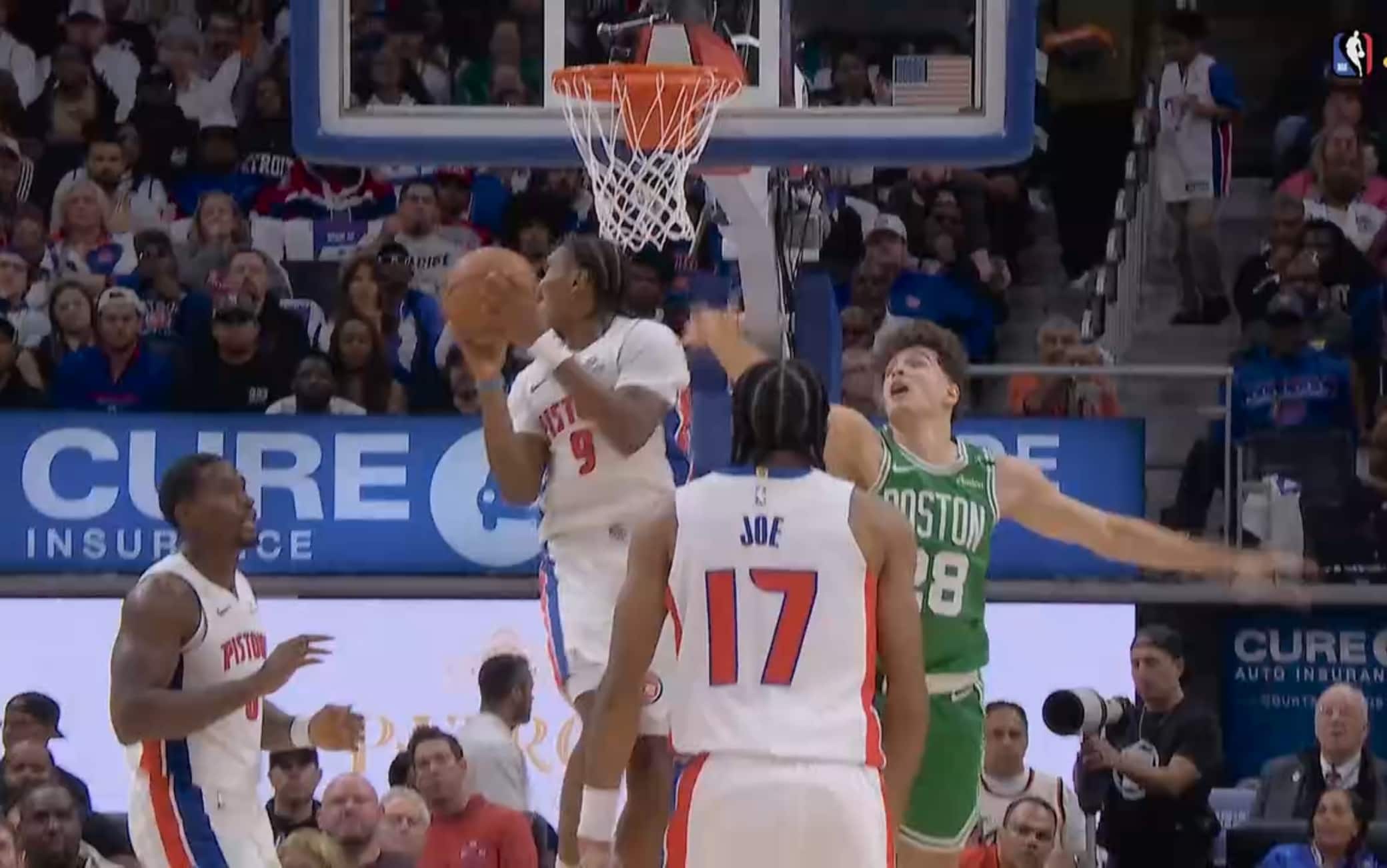 NBA, prodezza atletica di Ausar Thompson nella sfida contro Boston
