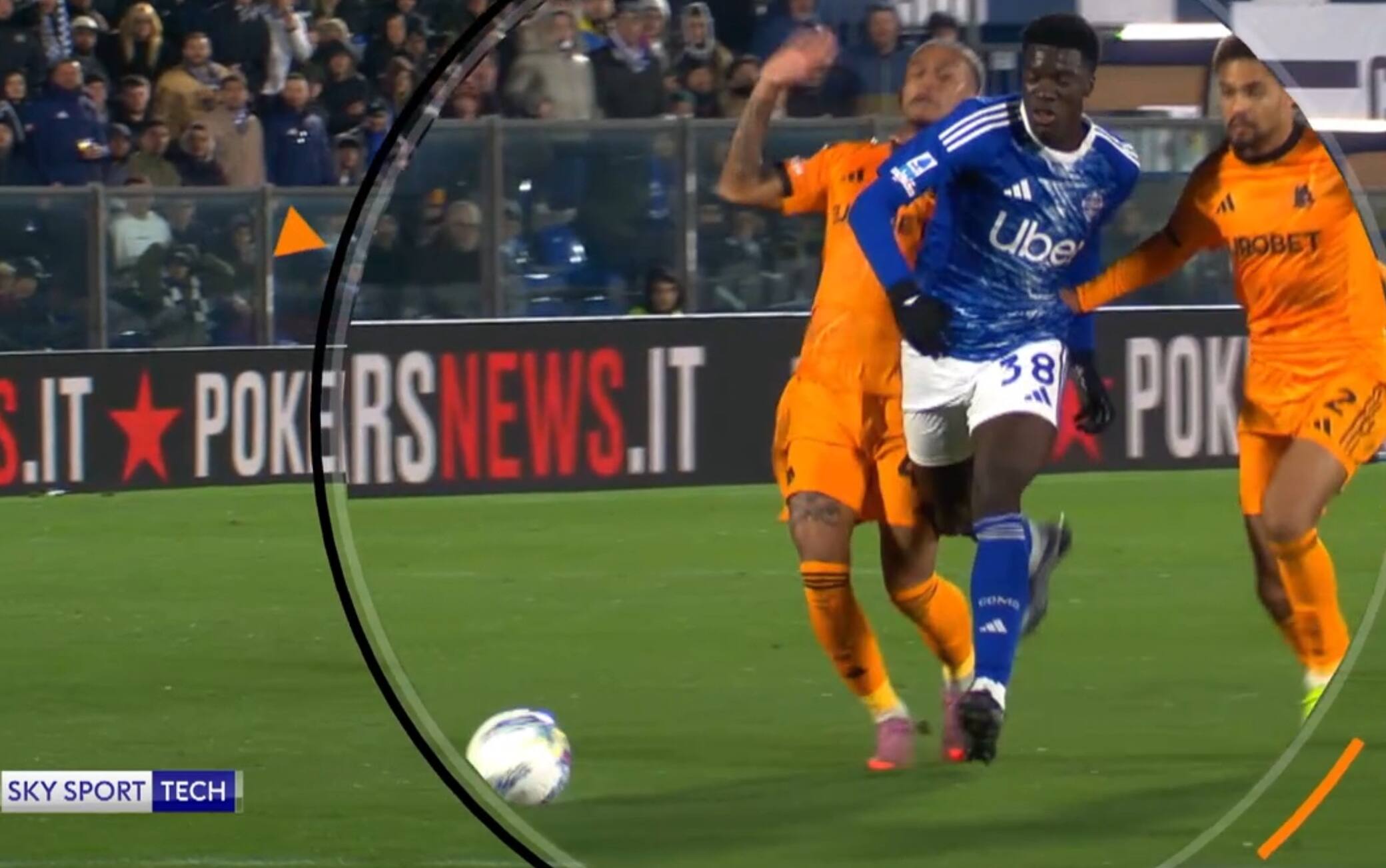 Wesley espulso in Como-Roma: l'analisi dell'episodio allo Sky Tech. Video