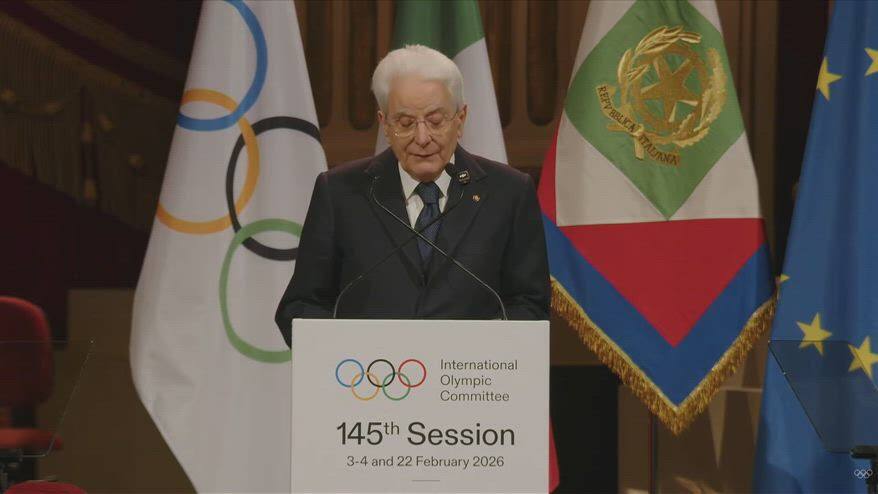 Mattarella: "Chiediamo che venga rispettata tregua olimpica"