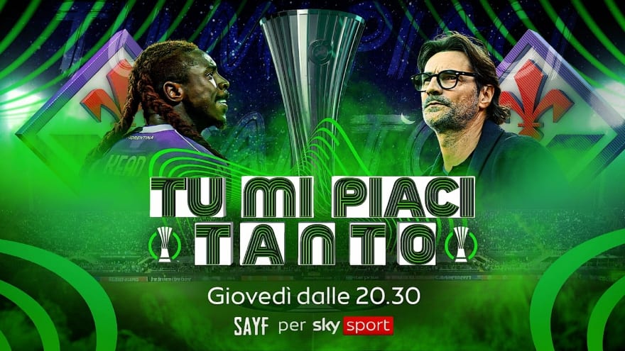 Conference League, la copertina sulle note di Sayf