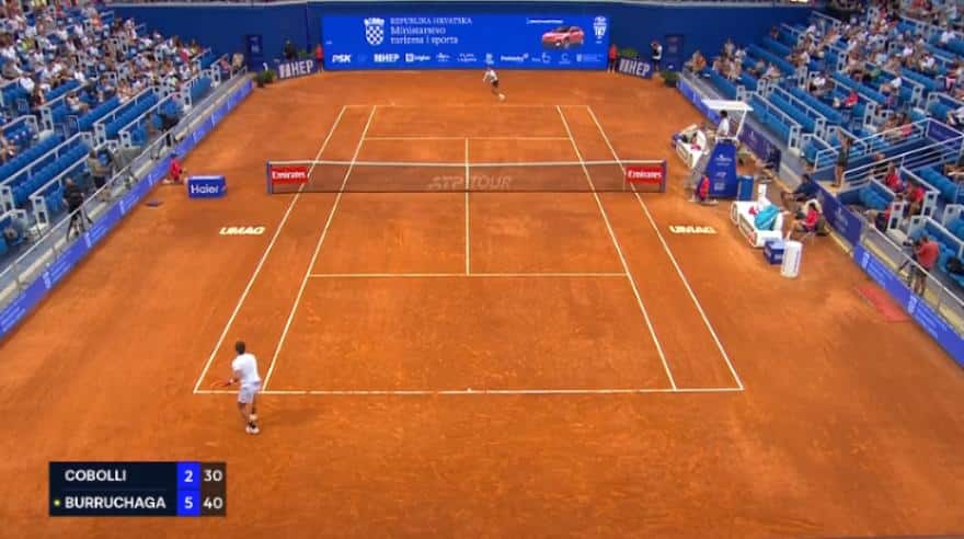Cobolli eliminato da Burruchaga a Umago: il match-point