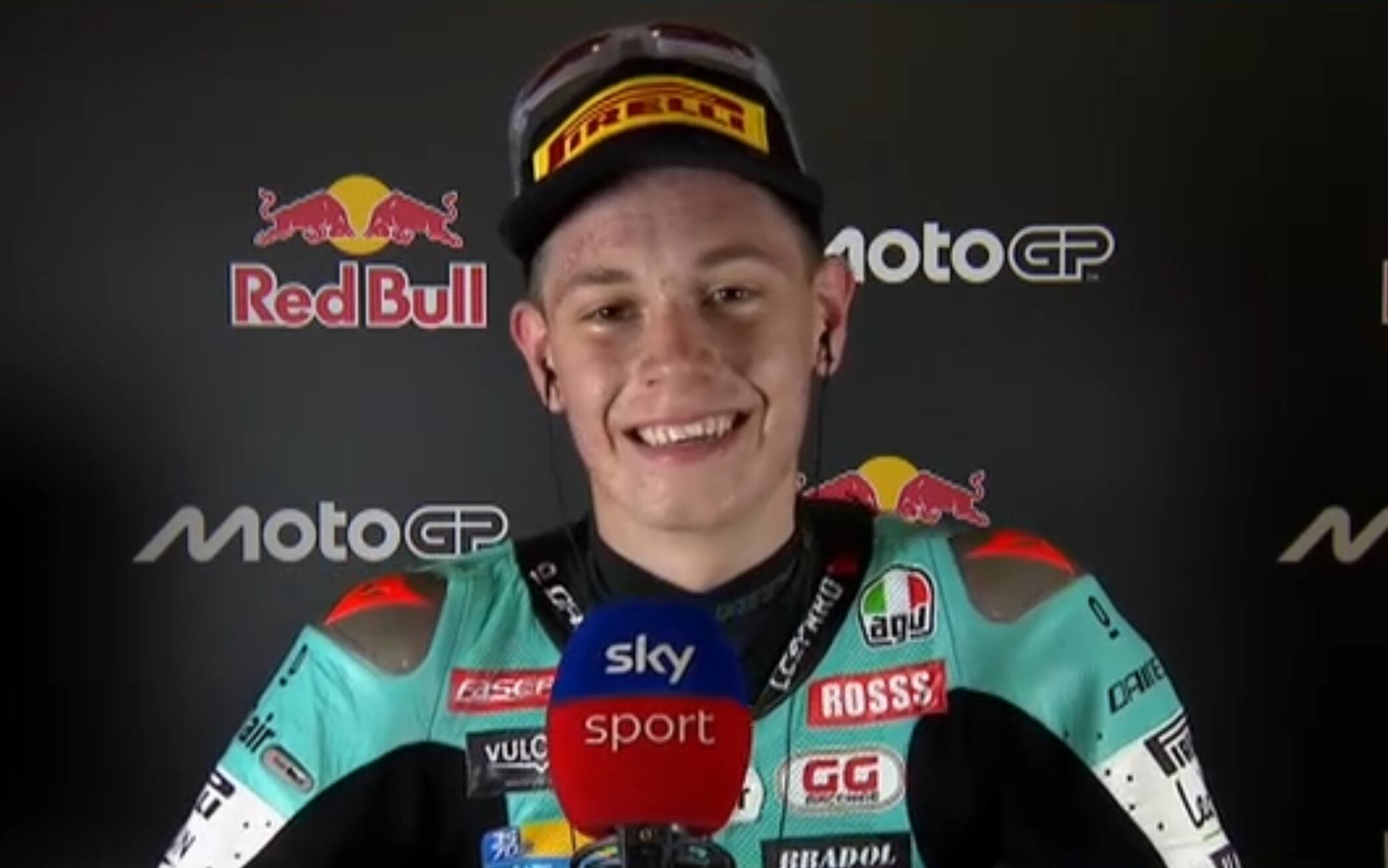 Pini dopo la vittoria in Moto3 ad Austin: "Ce l'abbiamo fatta". VIDEO