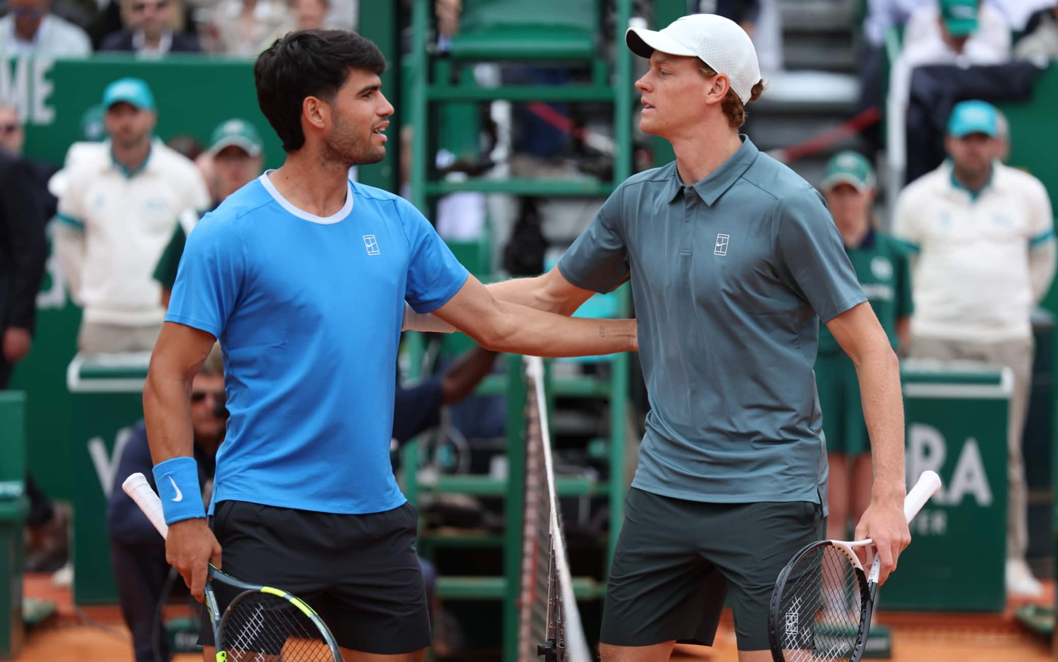 Sinner-Alcaraz, le foto e gli ospiti vip della finale dell'Atp Monte-Carlo