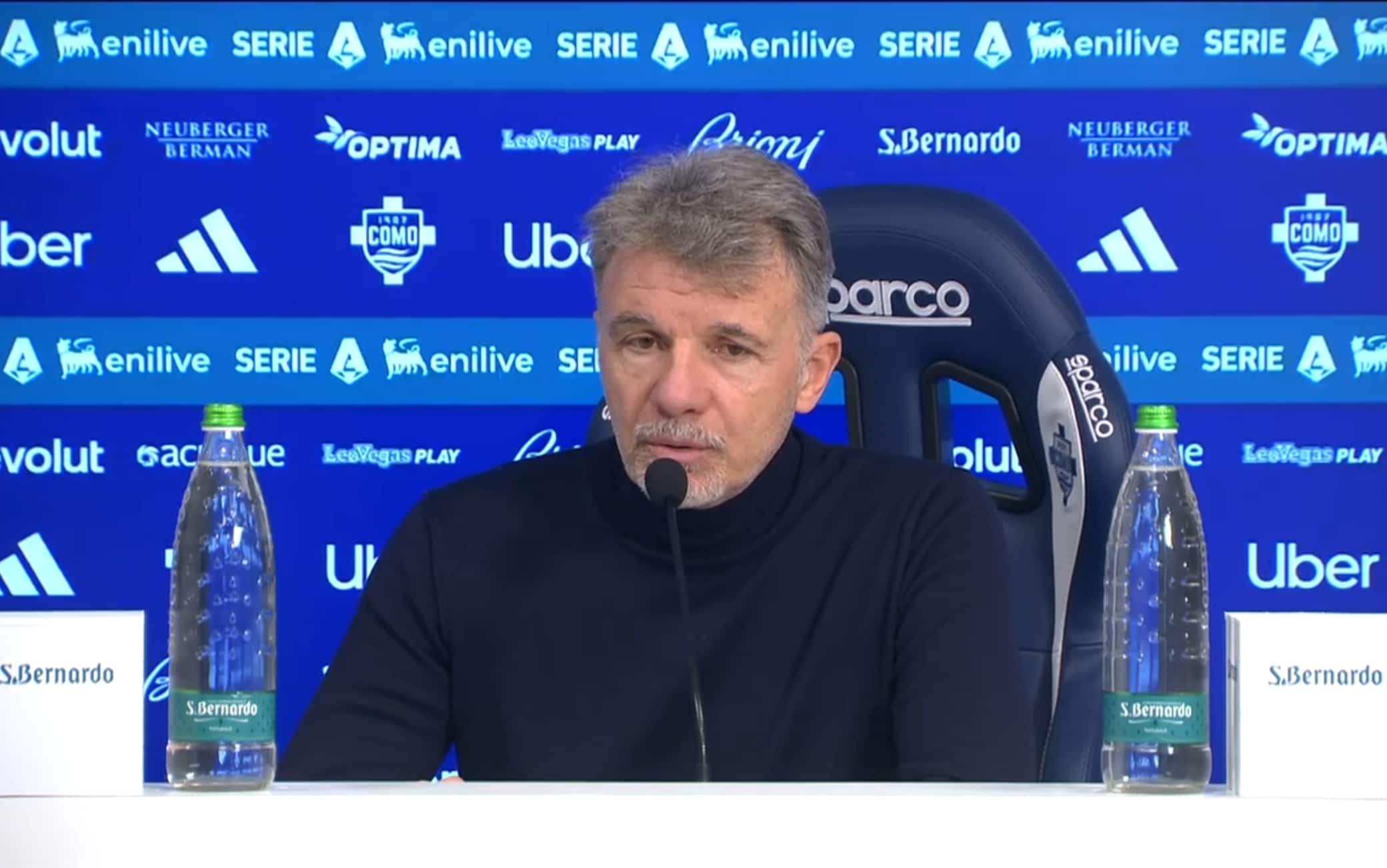 Como-Torino, Baroni: "Sono responsabile, la società mi ha ribadito la fiducia". VIDEO