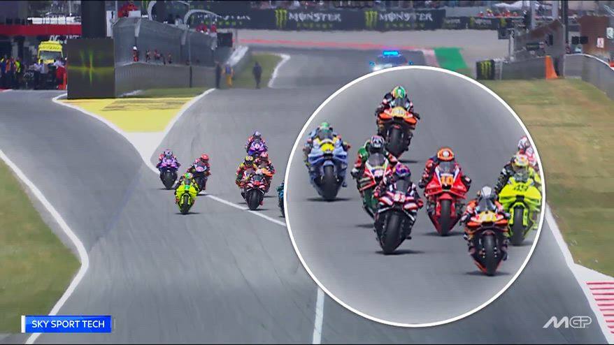 Incidente Zarco-Bagnaia-Marini: analisi allo Sky Sport Tech