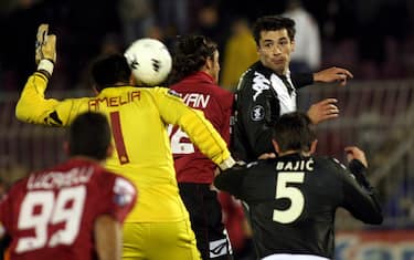 Il gol di Amelia al Partizan