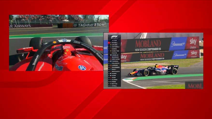 Leclerc, che spavento: testacoda nelle Libere 2 a Monza