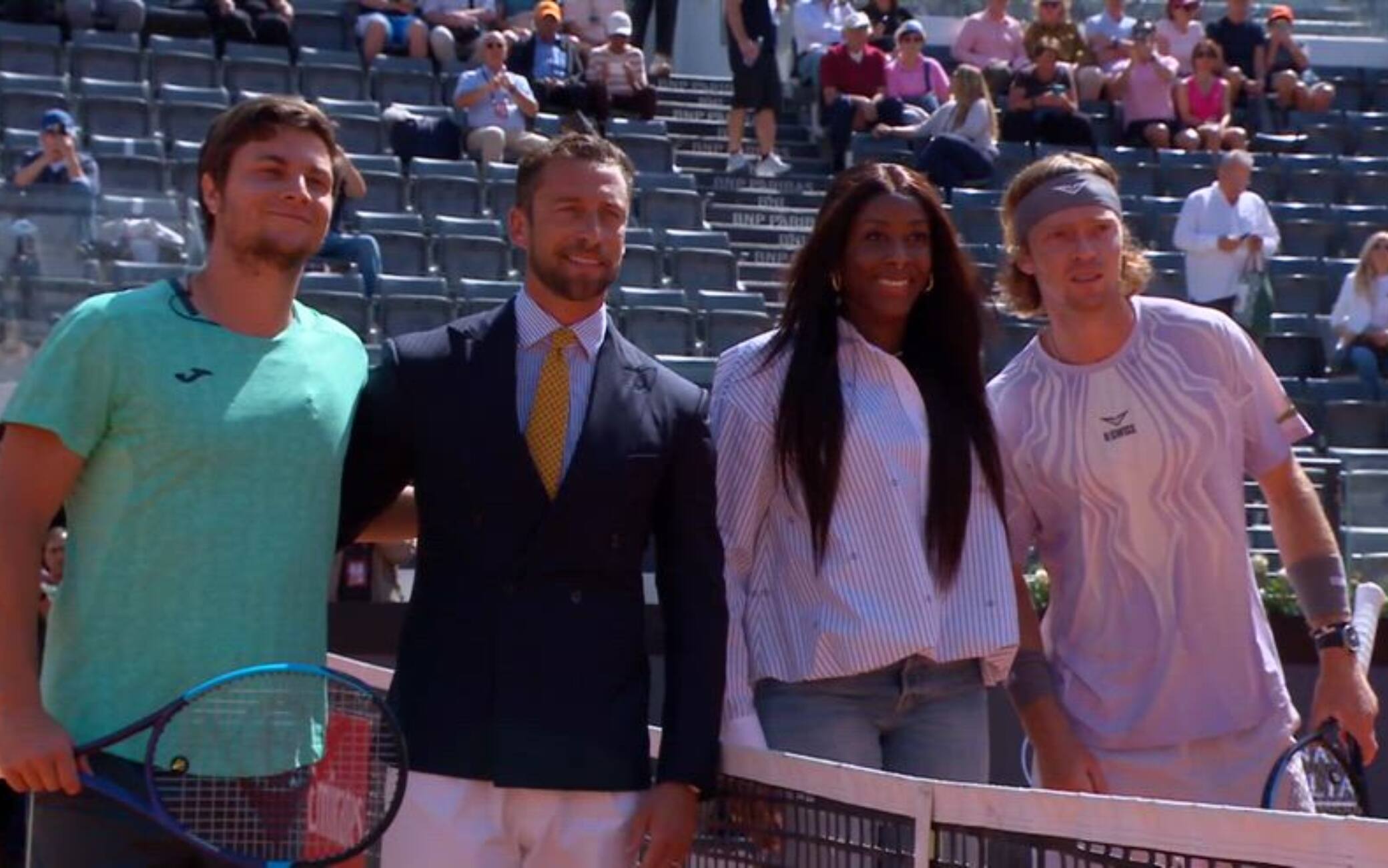 Rublev-Kecmanovic agli Internazionali BNL D'Italia, sorteggio affidato a Sylla e Marchisio