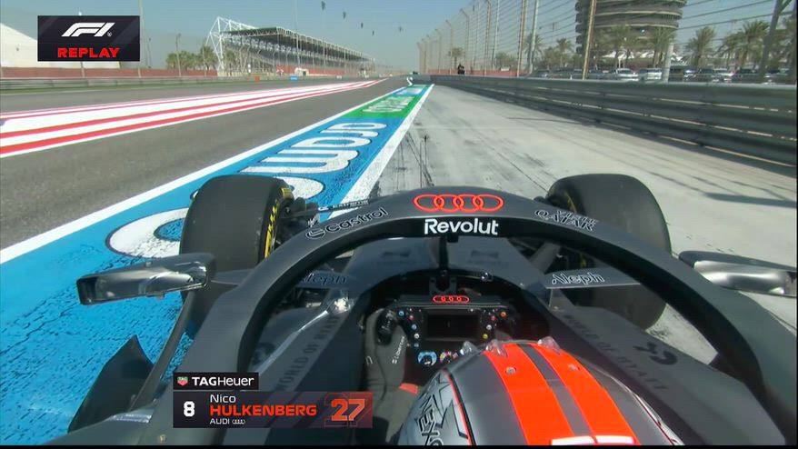 Test F1, prove di partenza non riuscite per Hulkenberg