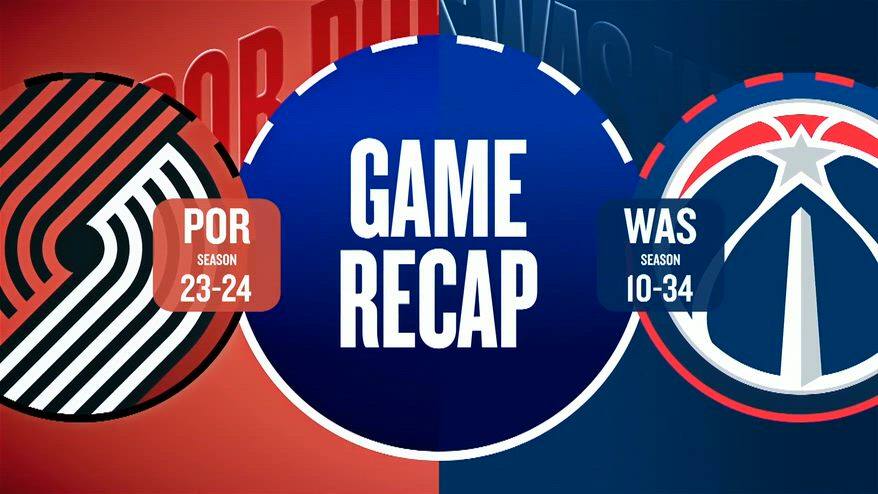 NBA Highlights: Washington-Portland 115-111