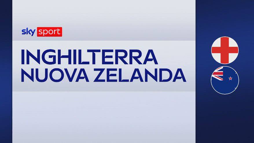 Inghilterra-Nuova Zelanda 1-0: gol e highlights