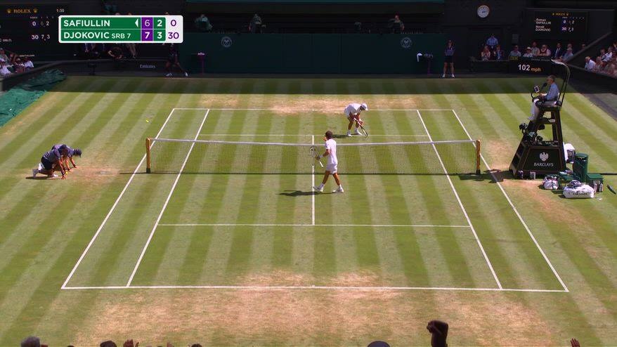 Safiullin le prende tutte: il punto contro Djokovic