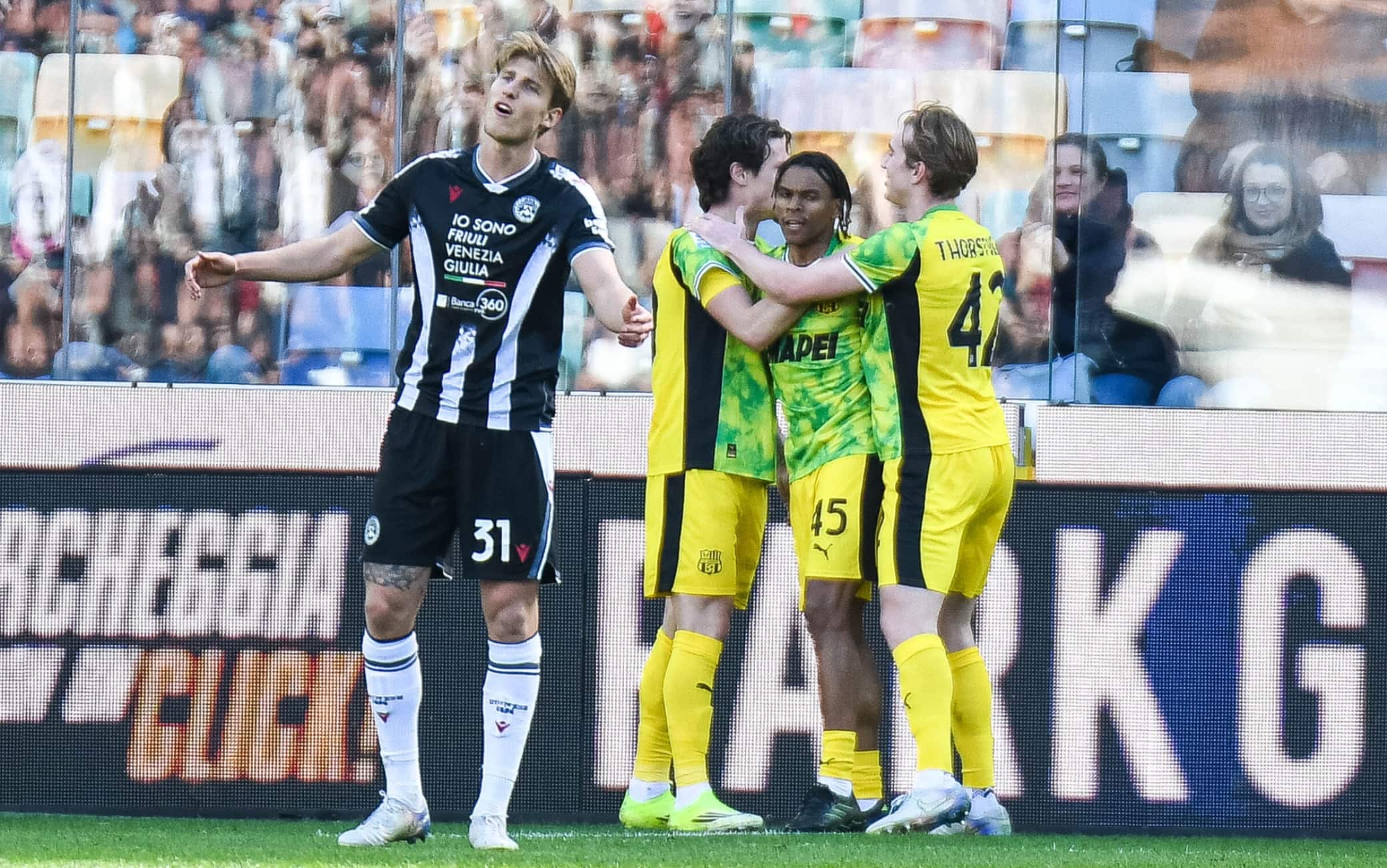 Udinese-Sassuolo 1-2, le pagelle della partita di Serie A