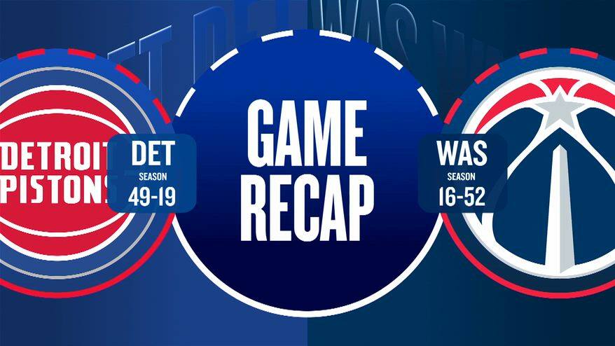 NBA Highlights: Washington-Detroit 95-117

