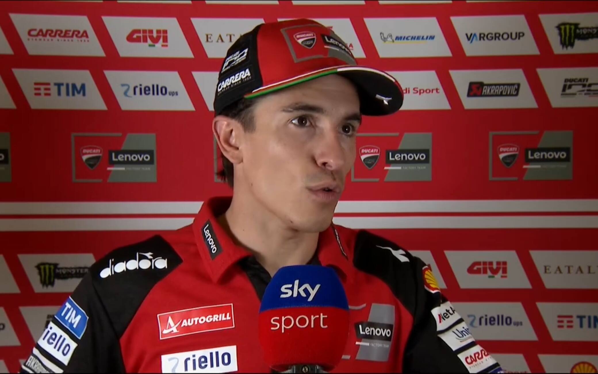 Marc Marquez: "La caduta è stata colpa mia, ho dolore a schiena e collo"