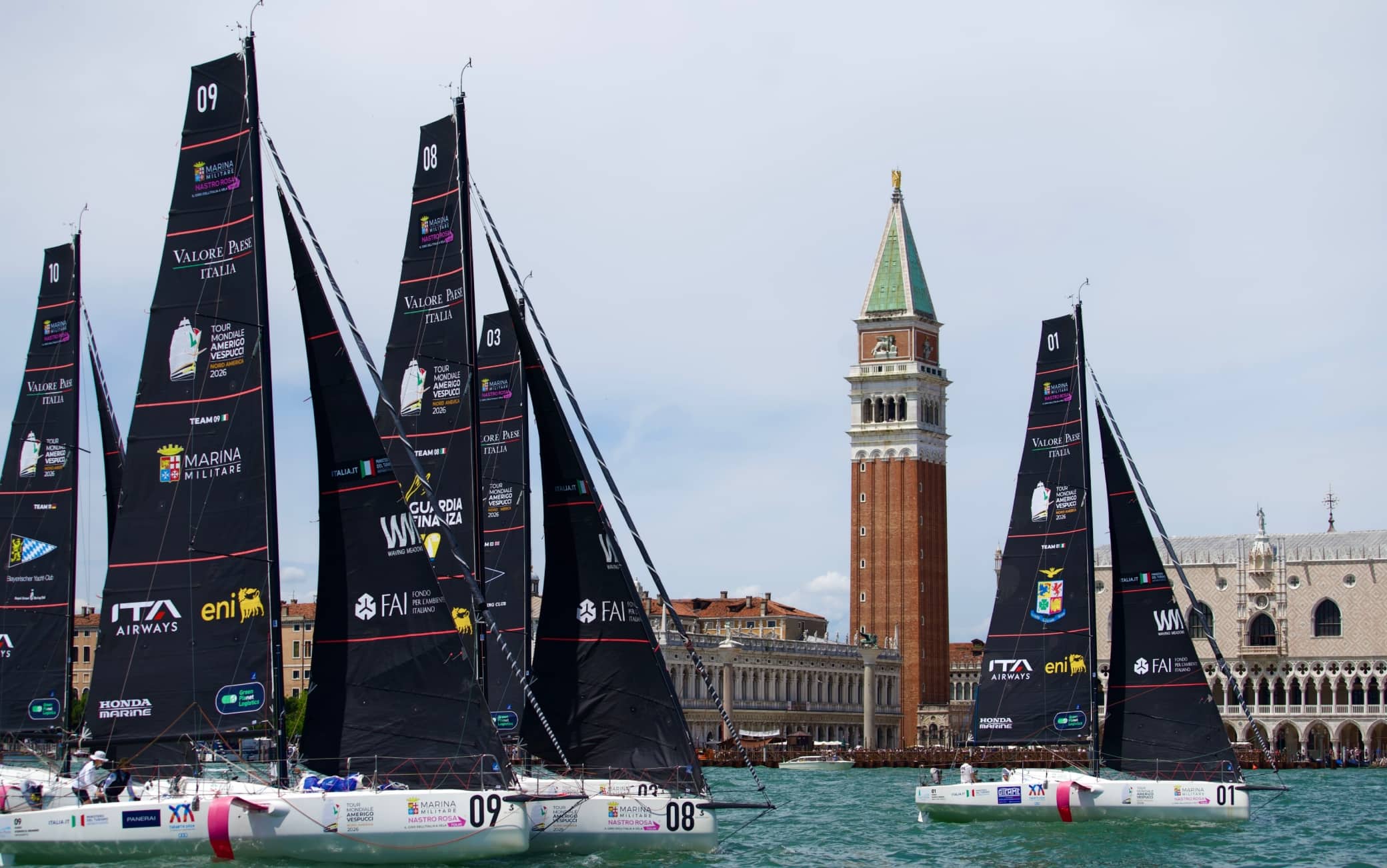Marina Militare Nastro Rosa Tour: al via la 6^ edizione del Giro dell'Italia a Vela