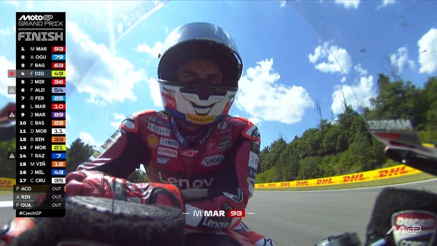 Marquez e la sua stanchezza dopo la vittoria a Brno