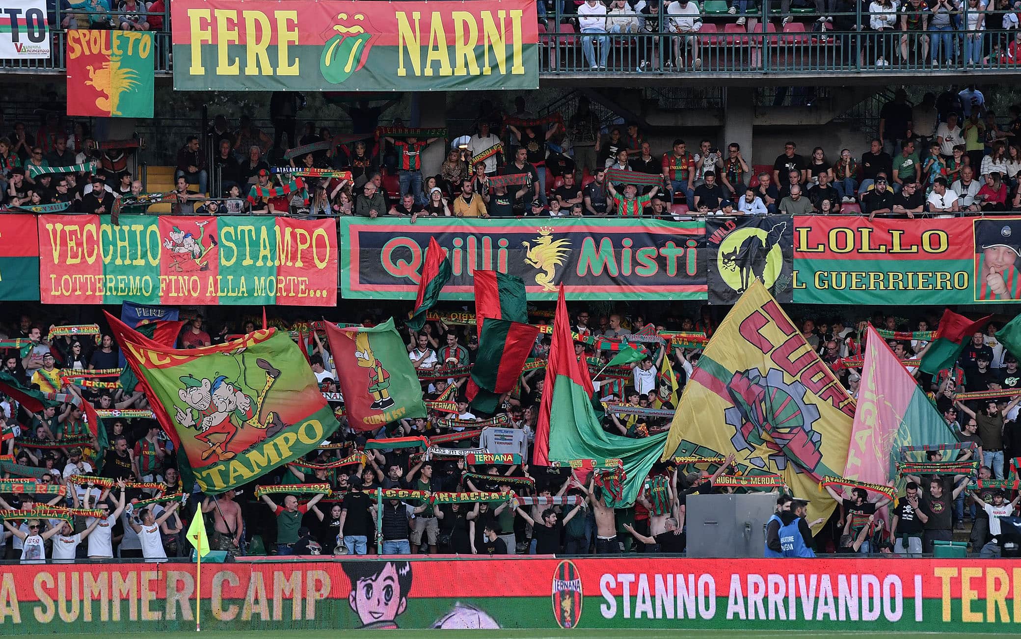 Deserta anche la seconda asta per la Ternana. Ripartirà dai dilettanti