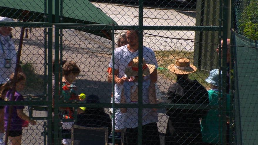 Wimbledon, l'arrivo di Zverez alla vigilia finale