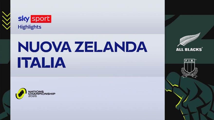 Nuova Zelanda-Italia: highlights Rugby Nations Championship