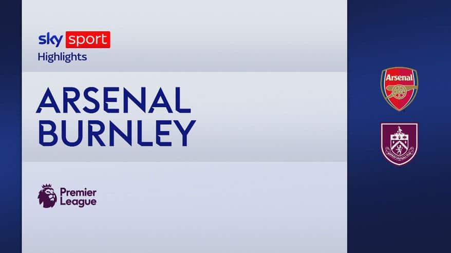 Arsenal-Burnley 1-0: gol e highlights