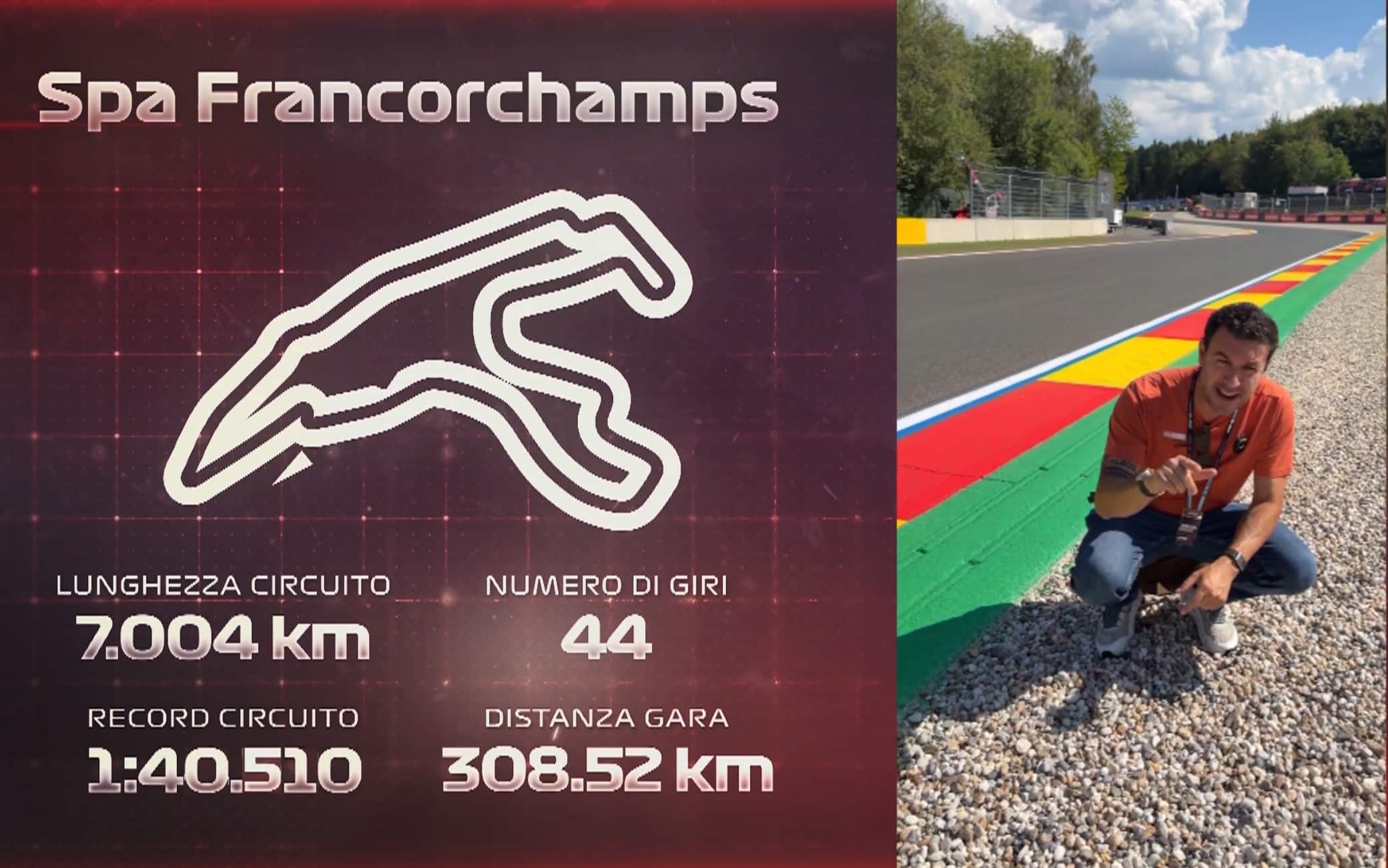 Le curve di Spa-Francorchamps: dai motori al limite alla ghiaia 'extra-large'. VIDEO