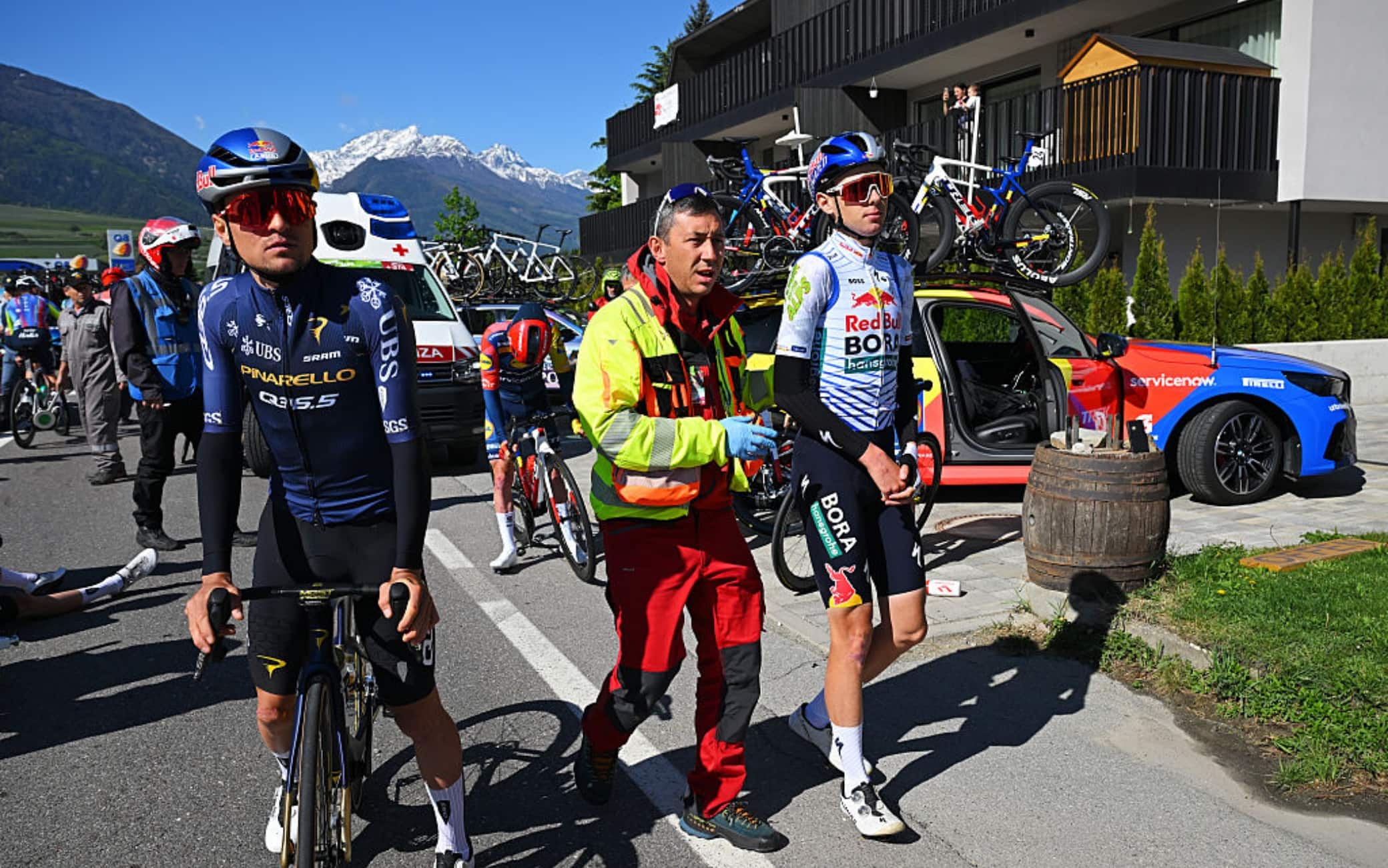Caduta per Lorenzo Finn al Tour of the Alps, gli aggiornamenti