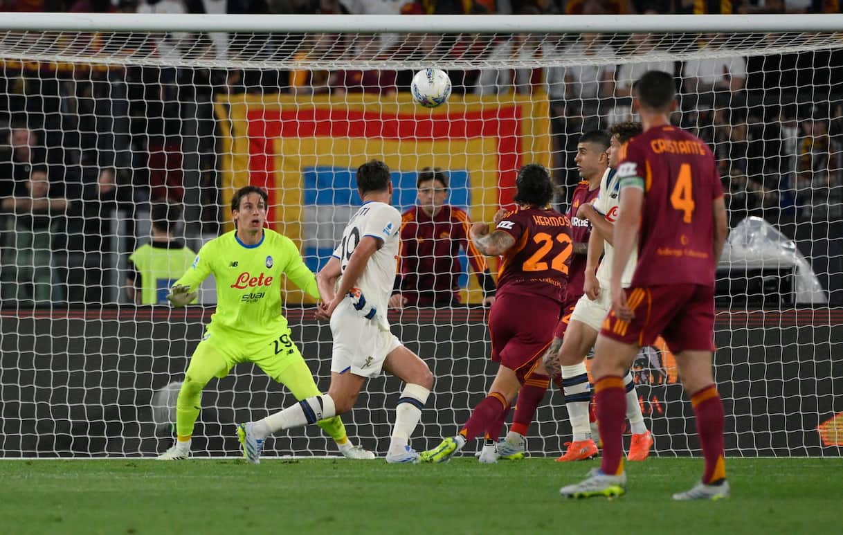 Gol durante Roma Atalanta