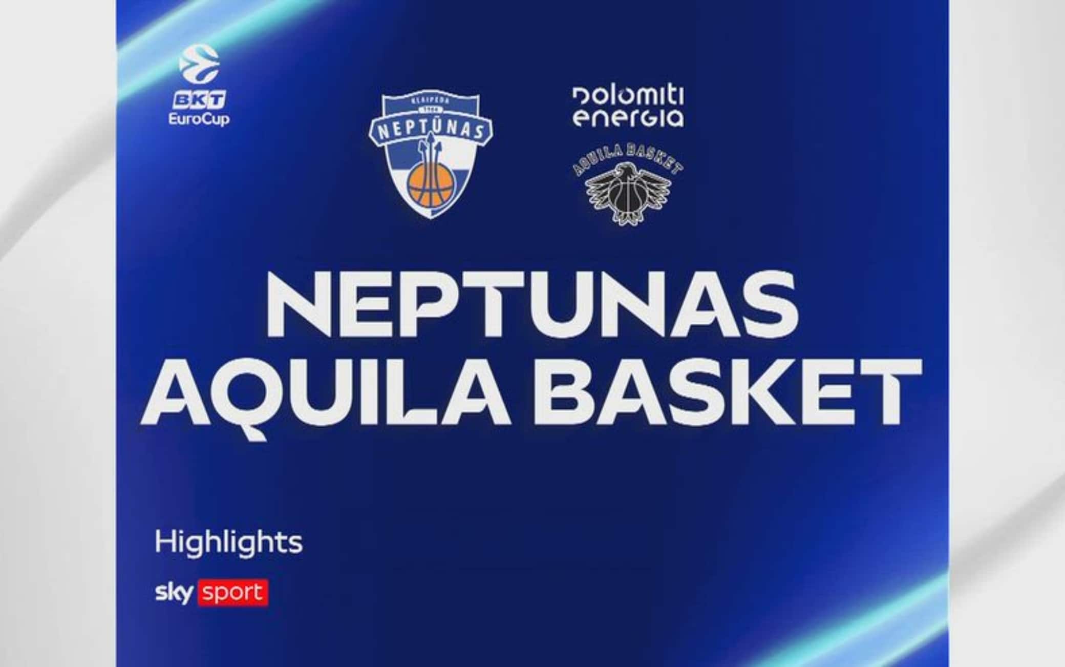 Eurocup, Neptunas Klaipeda-Trento 73-76: gli HIGHLIGHTS