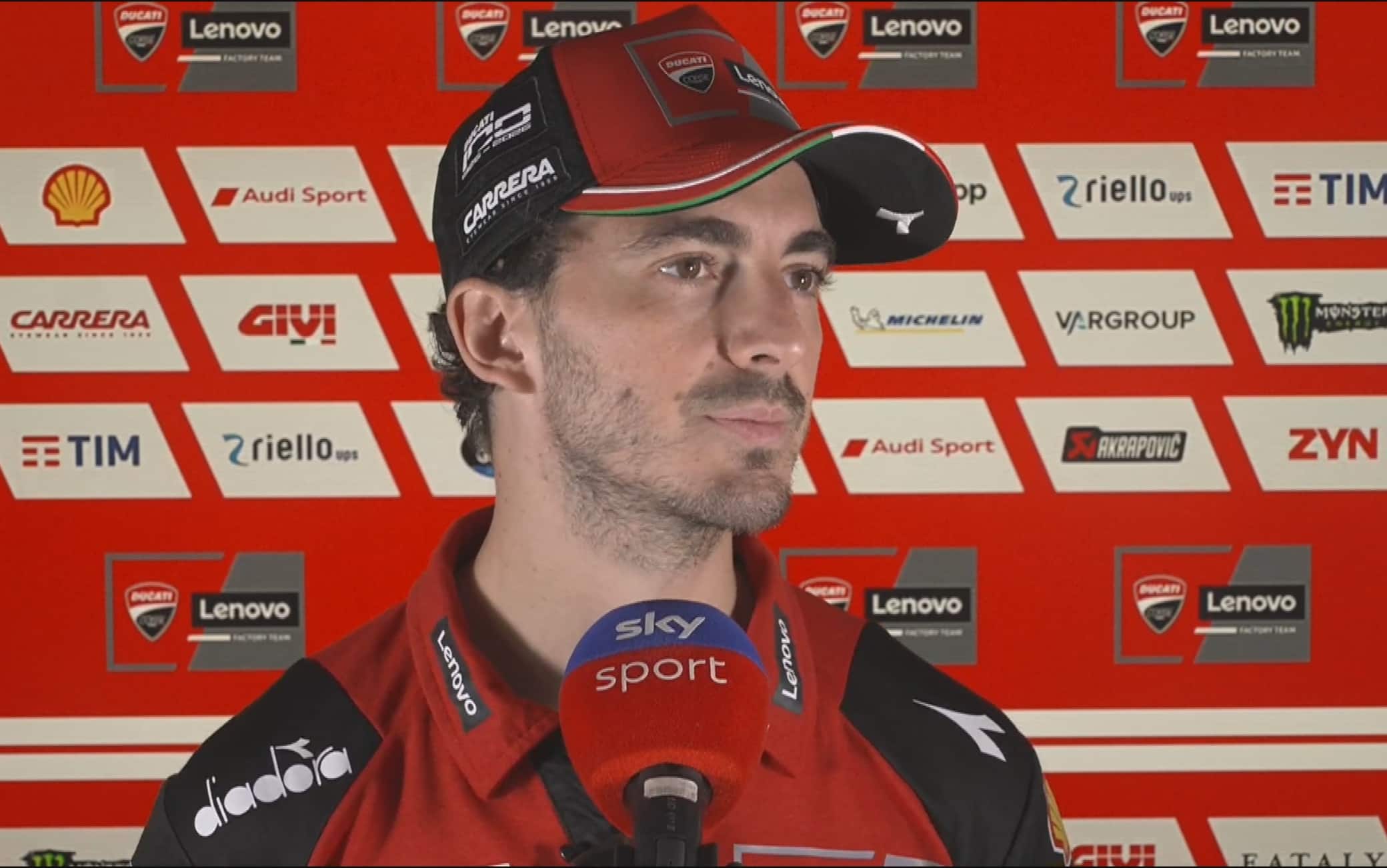 Ducati, Bagnaia: "Ho la mano ancora bella gonfia, ma penso che non ci saranno problemi"