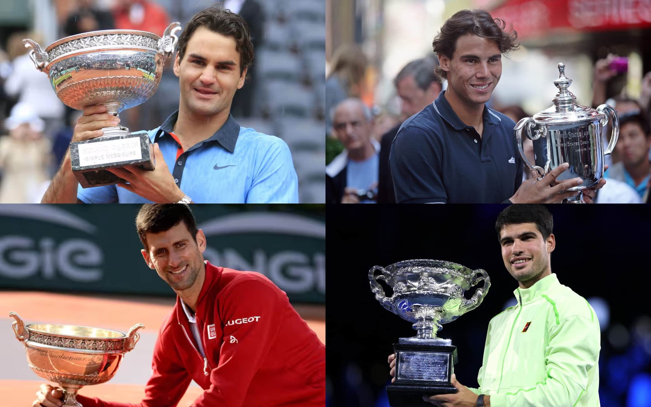 Tennis, tutti i giocatori che hanno vinto il Career Grand Slam: Alcaraz è il 9°