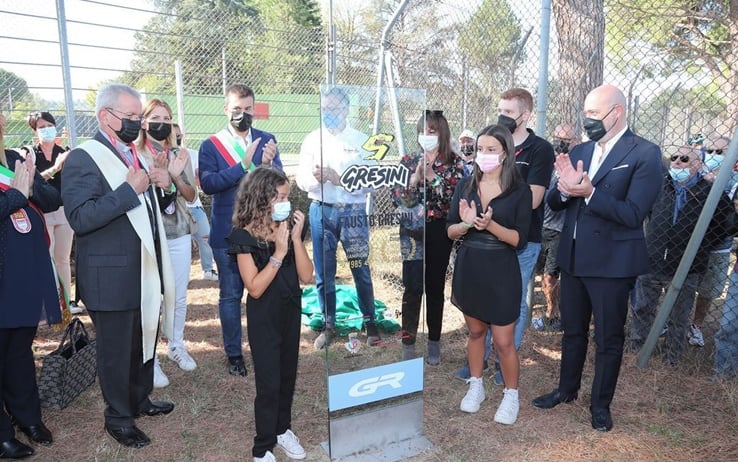  Cerimonia di intitolazione della "Curva Fausto Gresini"