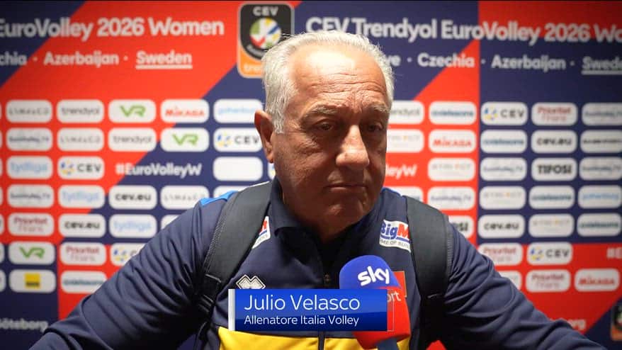 Velasco: "Primo set quasi perfetto poi abbiamo gestito bene"