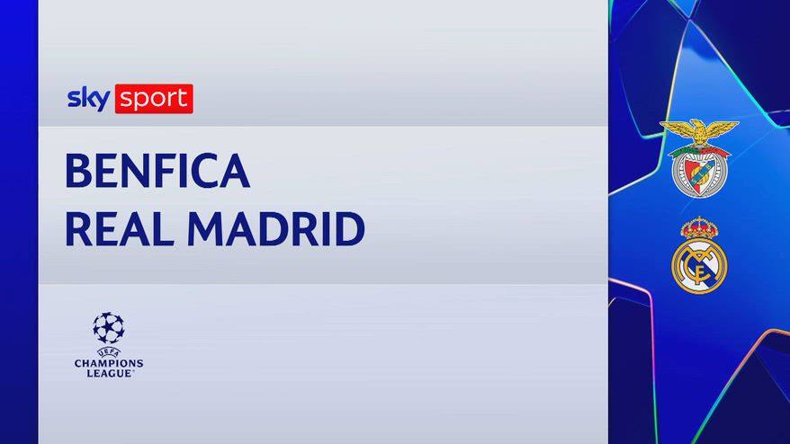 Benfica-Real Madrid 0-1: gol e highlights