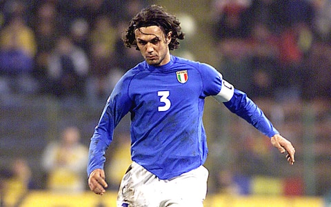 Maldini PaoloItaly National Football Team 2001-2002Photo Omega