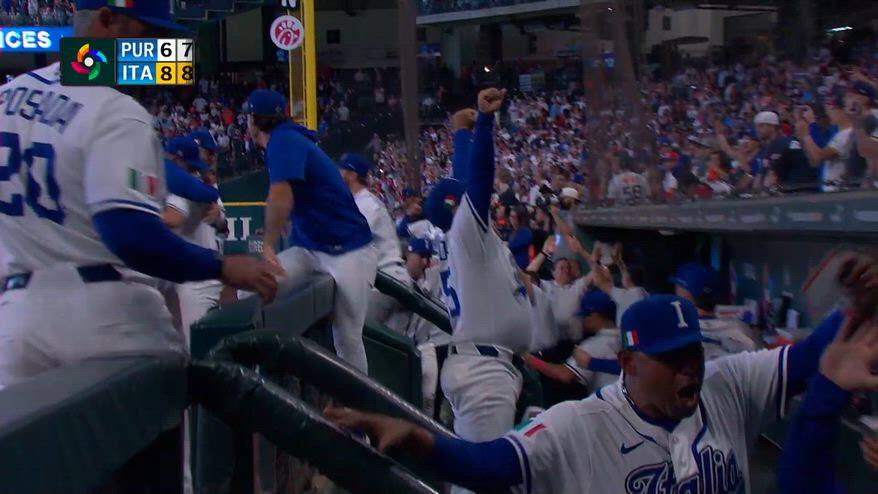 World Baseball Classic, Italia-Portorico 8-6: highlights