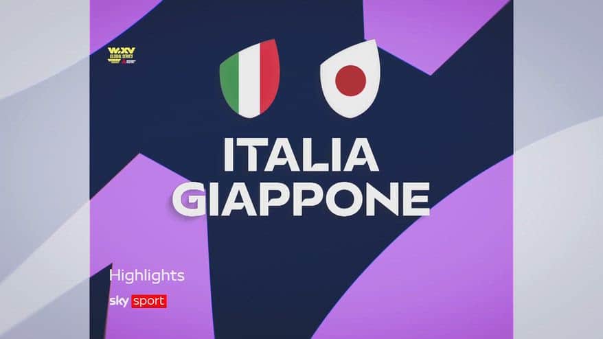 Italia-Giappone 55-21: highlights WXV Global Series Rugby
