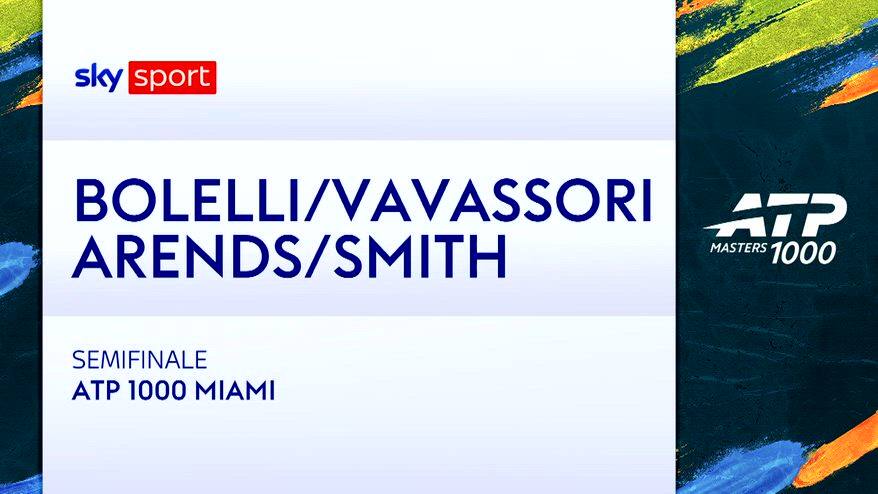 Bolelli/Vavassori-Arends/Smith: highlights Atp Miami. VIDEO