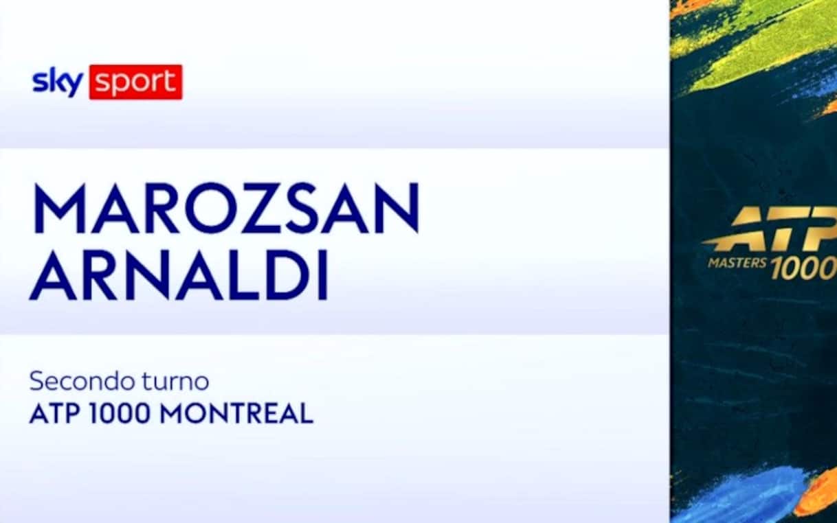 Tennis, Arnaldi-Marozsan: highlights Montreal