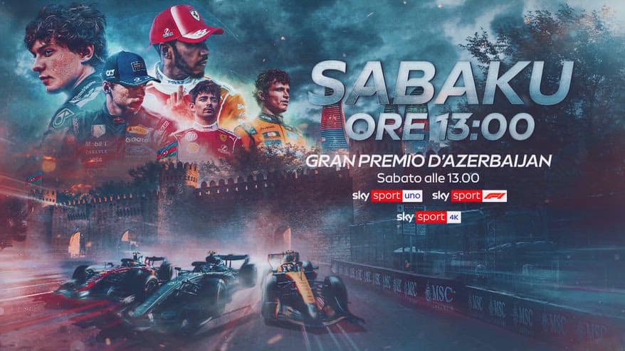 F1, il Mondiale in Azerbaijan: GP sabato LIVE su Sky