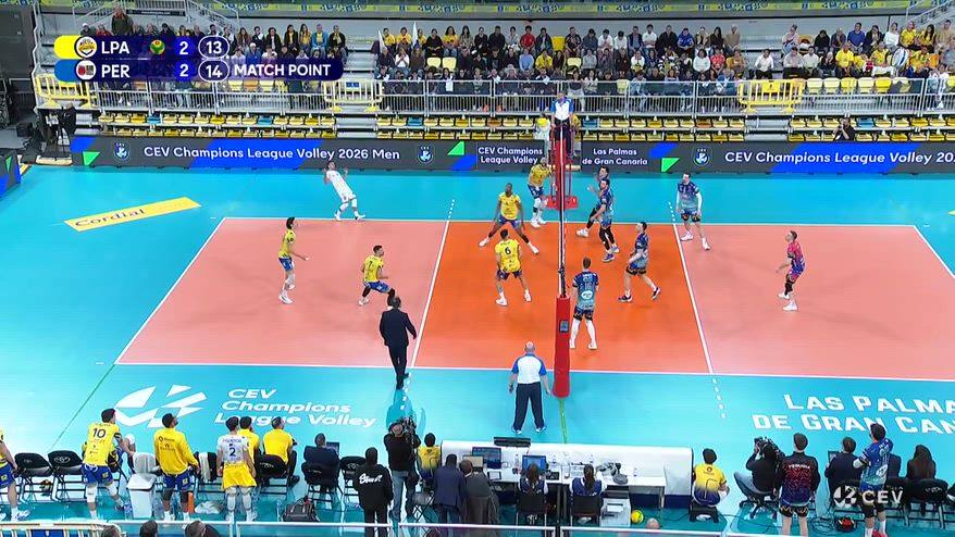 Champions maschile, Perugia vince a Las Palmas andata quarti