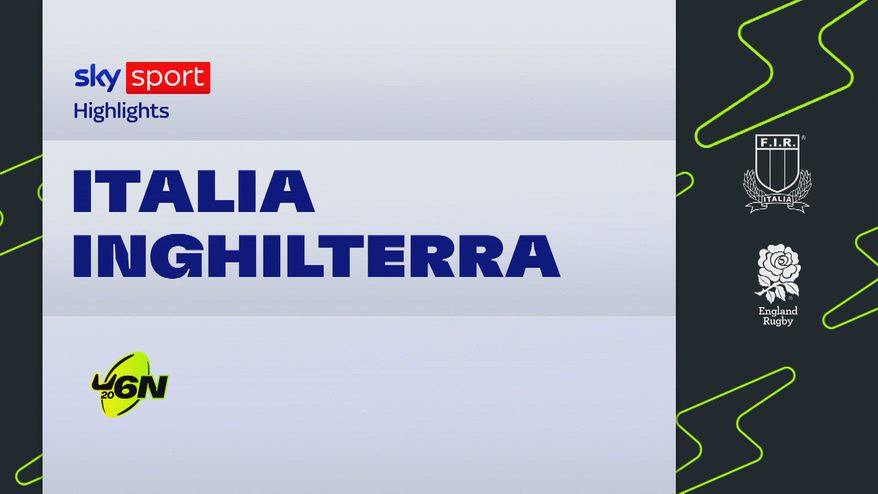 Italia-Inghilterra: highlights Sei Nazioni Under 20