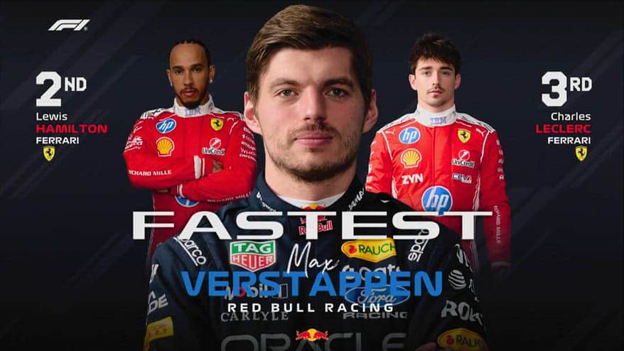 F1, a Verstappen le FP1 a Spa: tempi e risultati