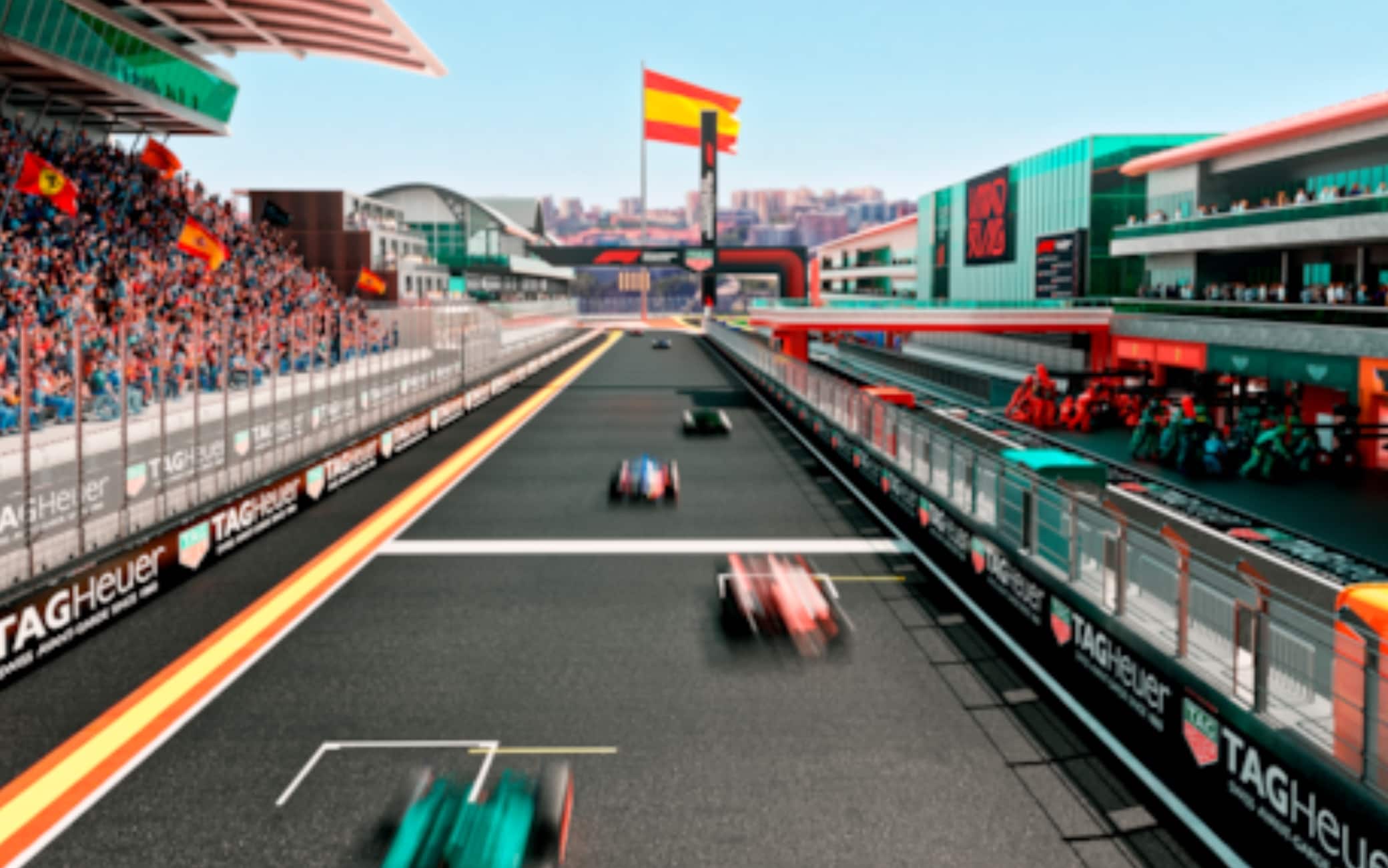 F1, GP Spagna a Madrid: i nuovi render del 'Madring'. FOTO