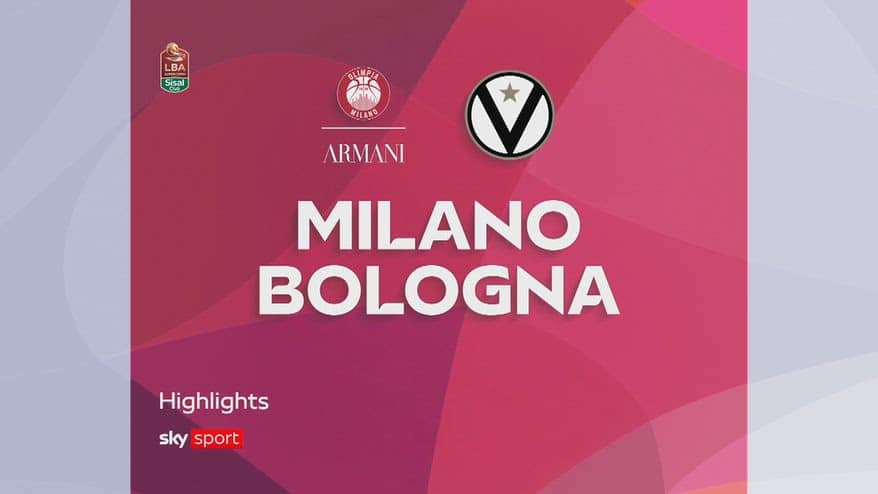 Basket, Olimpia-Virtus 80-71: highlights Supercoppa LBA