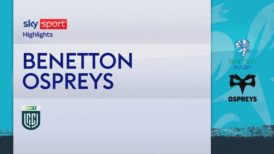 URC, Benetton-Ospreys 31-19: gli highlights