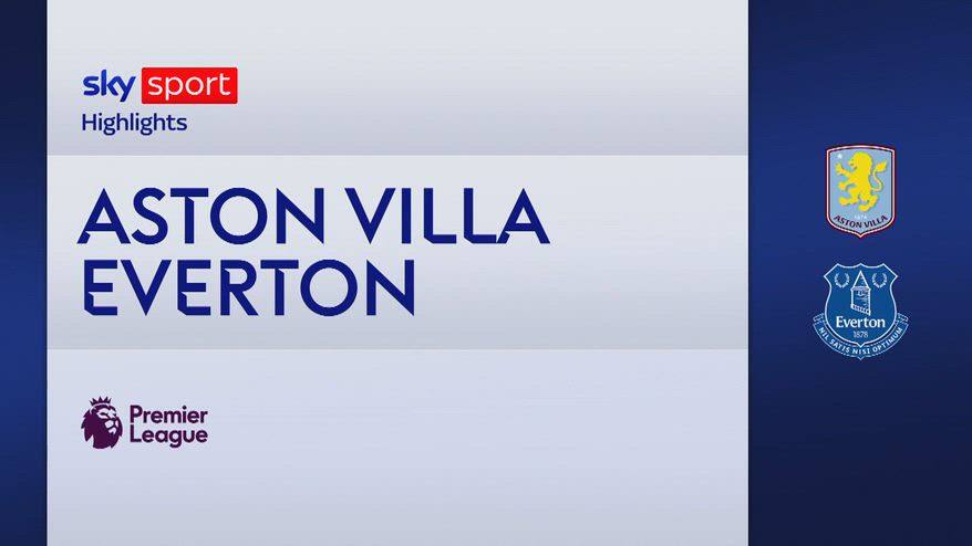 Aston Villa-Everton 0-1: gol e highlights