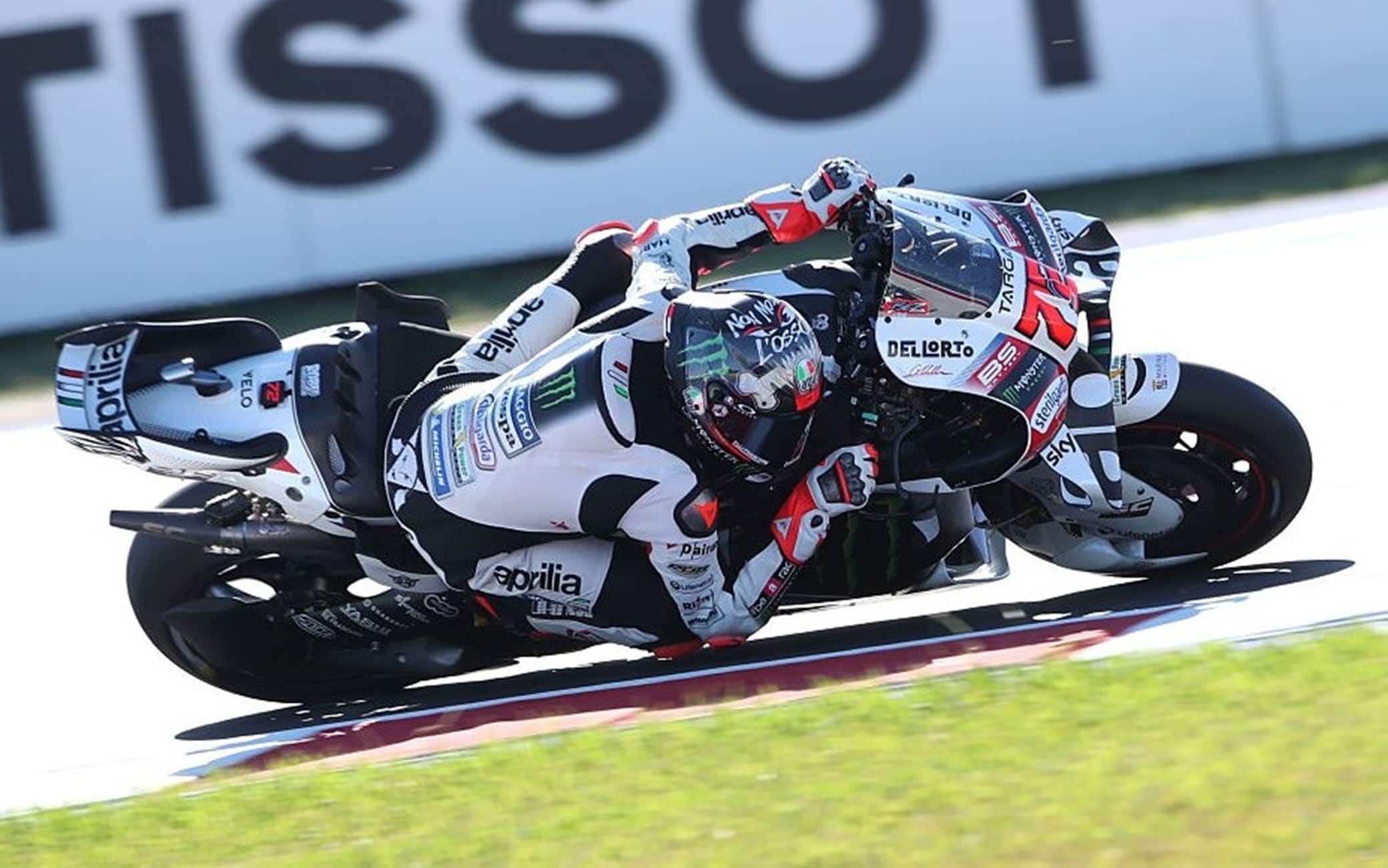 MotoGP a Misano: Bezzecchi il più veloce nel warm up, 2° Marc Marquez, 20° Martin