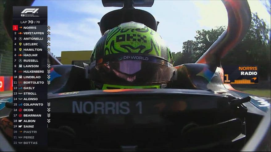 Norris sbanca Budapest: la gioia nel team radio