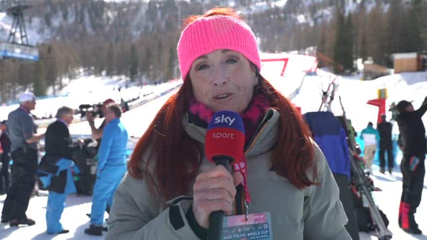 Laura Pirovano vince la discesa femminile in Val di Fassa